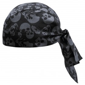 Bandana Skulls gris